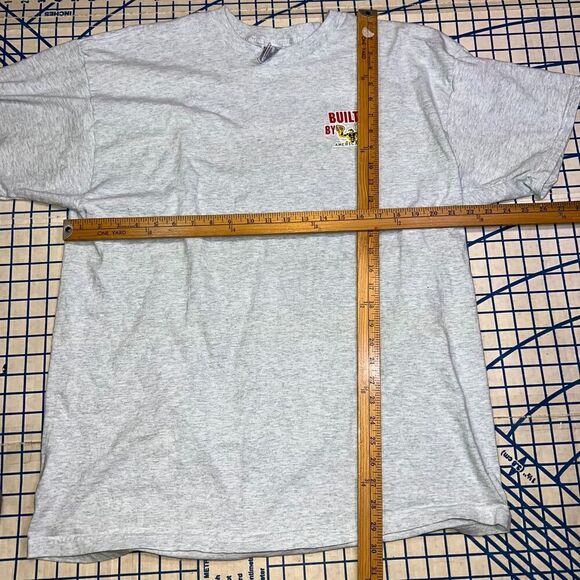 Vintage Get Big Extreme Body Graphic T-Shirt Size XXL Gray Short Sleeve Shirt - Picture 6 of 6